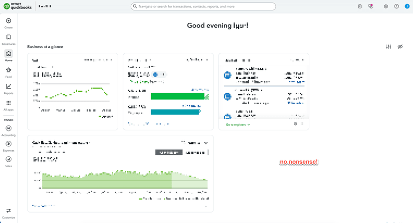 QuickBooks Online after Fix Nonsense